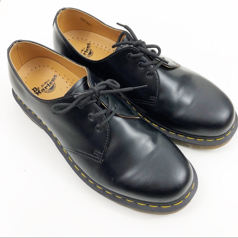 Dr. Martens 1461 3 Eye Black Oxford Leather Shoes